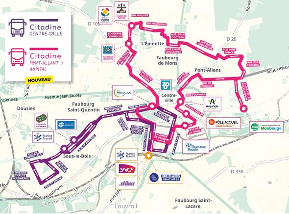 Plan des citadines seul